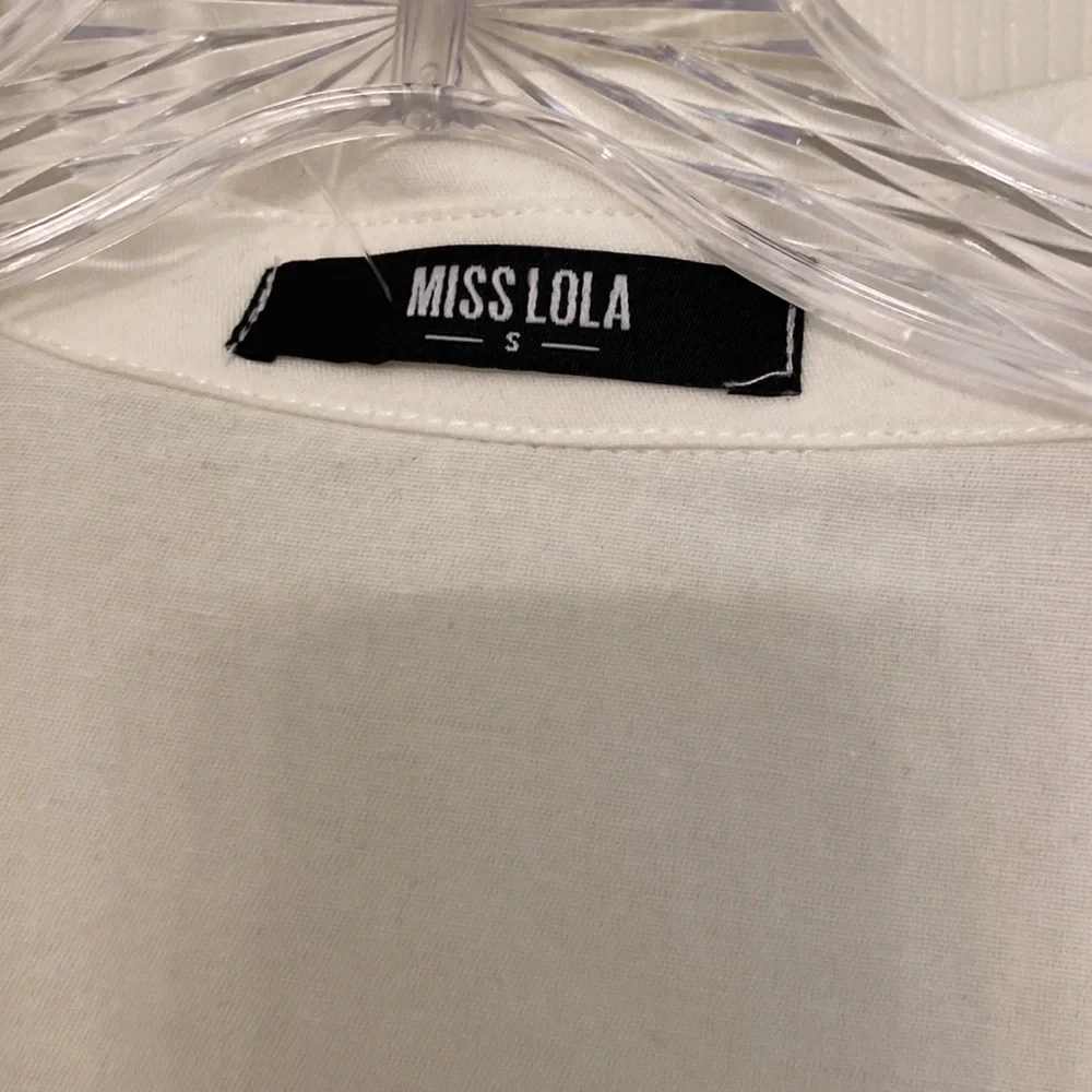 Misslola color blocked button up blouse - Picture 2 of 5